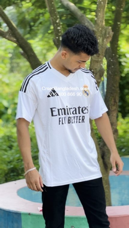Real Madrid UCL winning home jersey kit