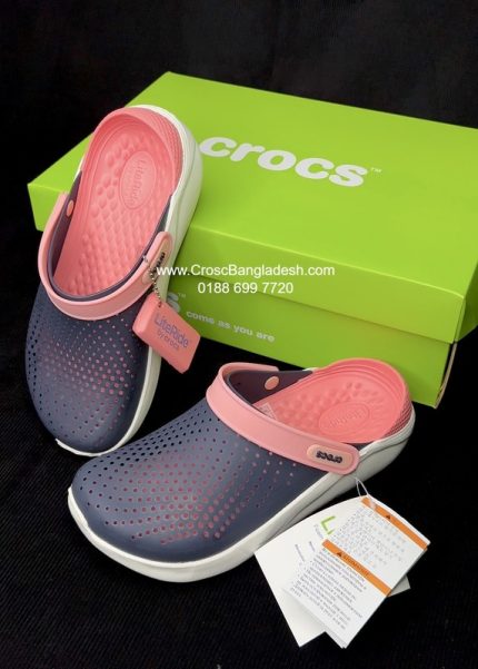 Crocs LiteRide Slate Navy Peach
