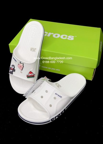 Crocs Bayaband Slides White