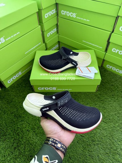 Crocs LiteRide 360 Slate Black Beige Ombre Marble