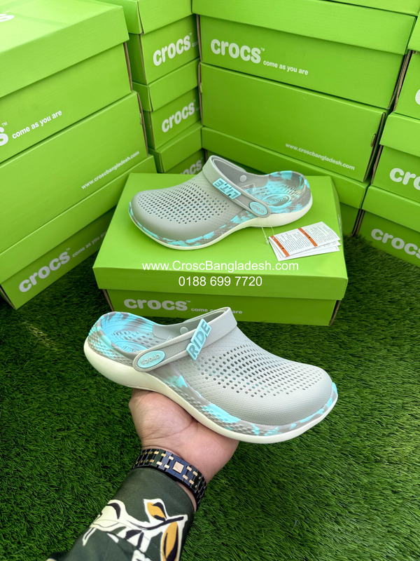 IMG_4993 Crocs LiteRide 360 Slate Gray Indigo Marble