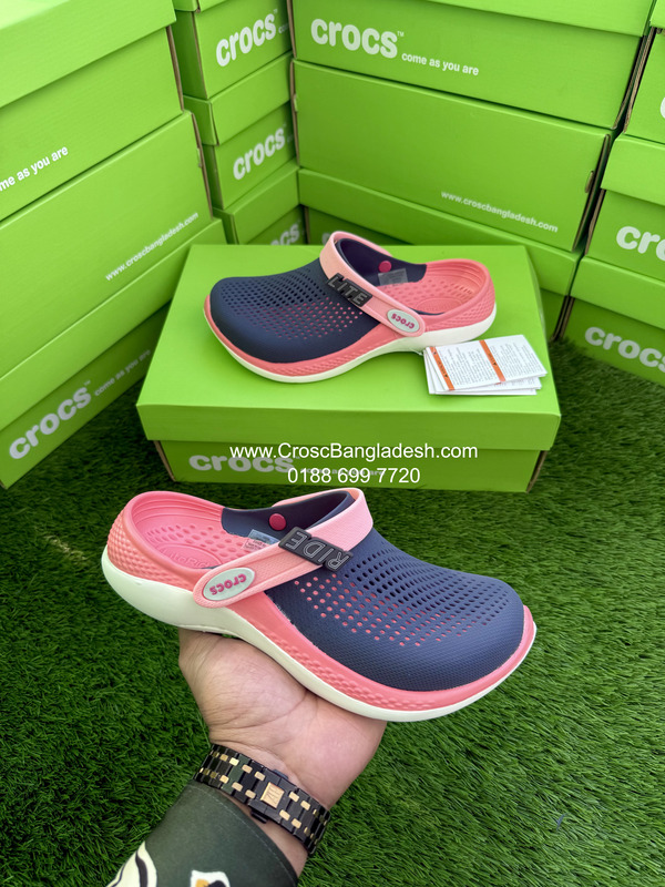 IMG_5019 Crocs LiteRide 360 Slate Navy Peach