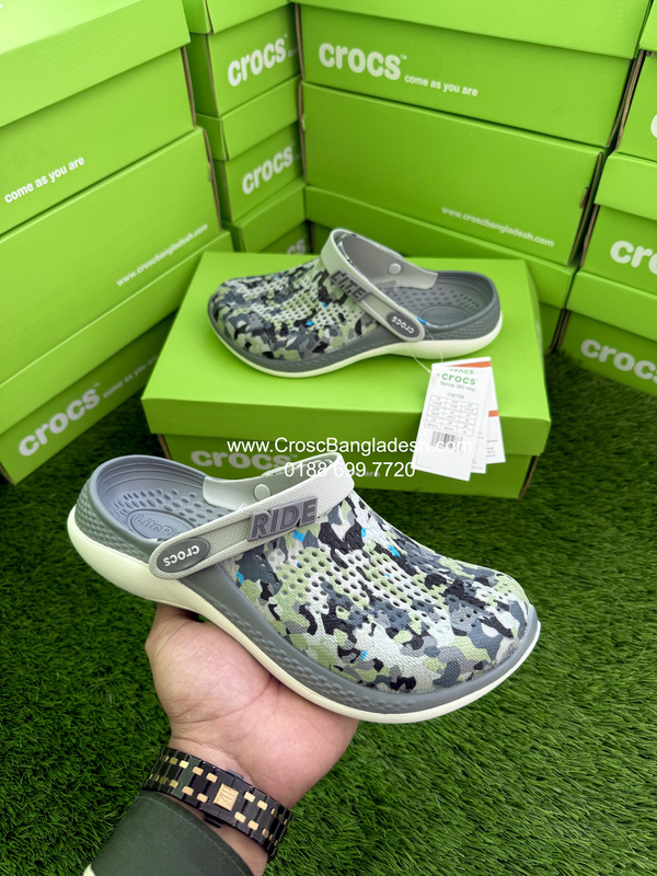 IMG_5032 Crocs LiteRide 360 Slate Gray Camouflage